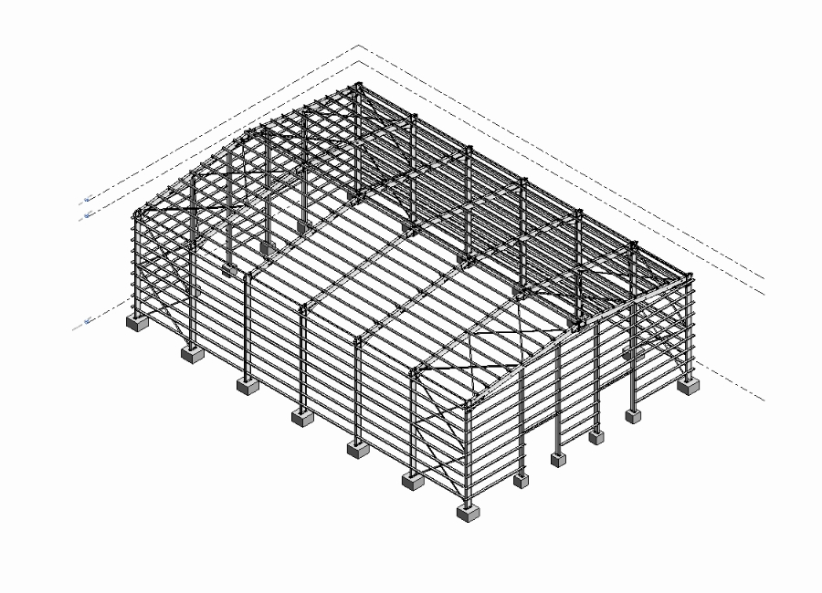 Steel structure warehouse