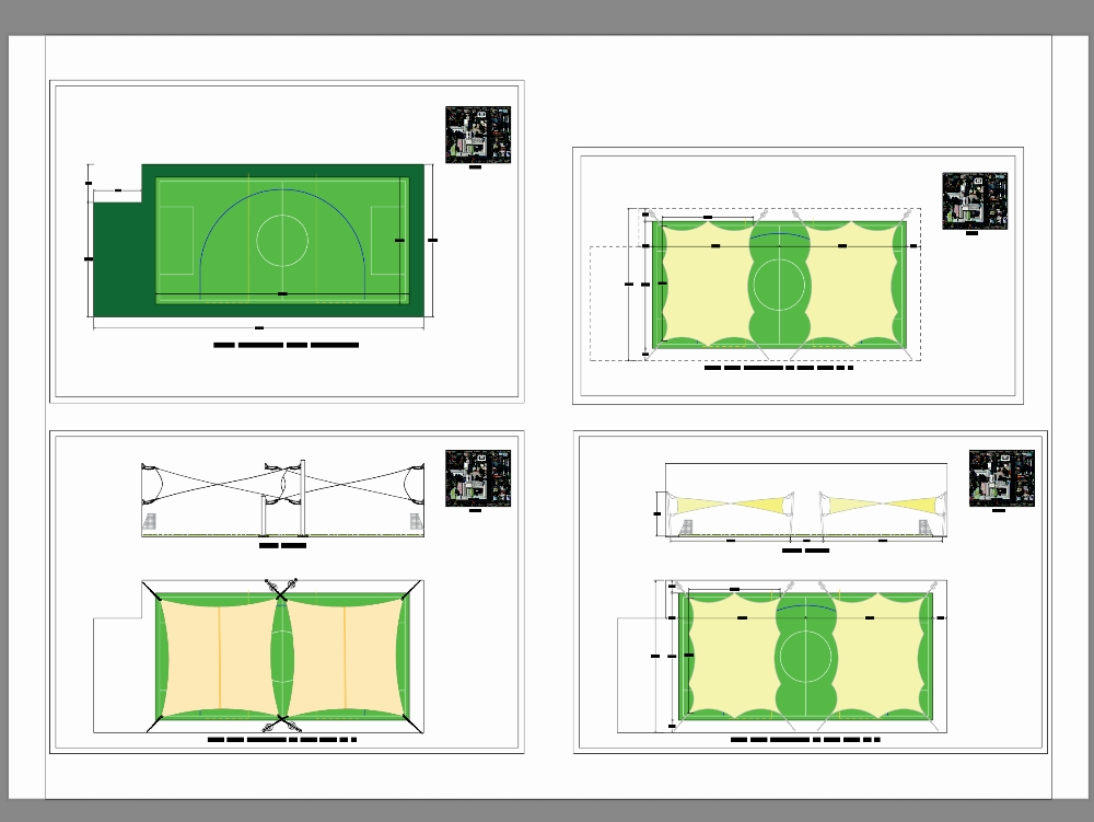 Baby soccer field