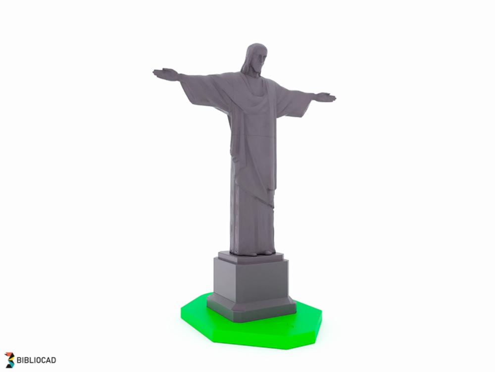 Christ Rédempteur : maquettes à assembler en deux échelles