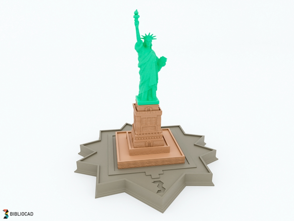 Statue of Liberty scale 1 in 500