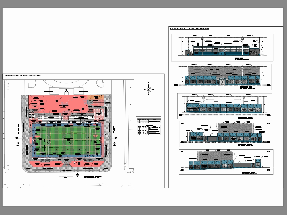 Synthetic slab sports field