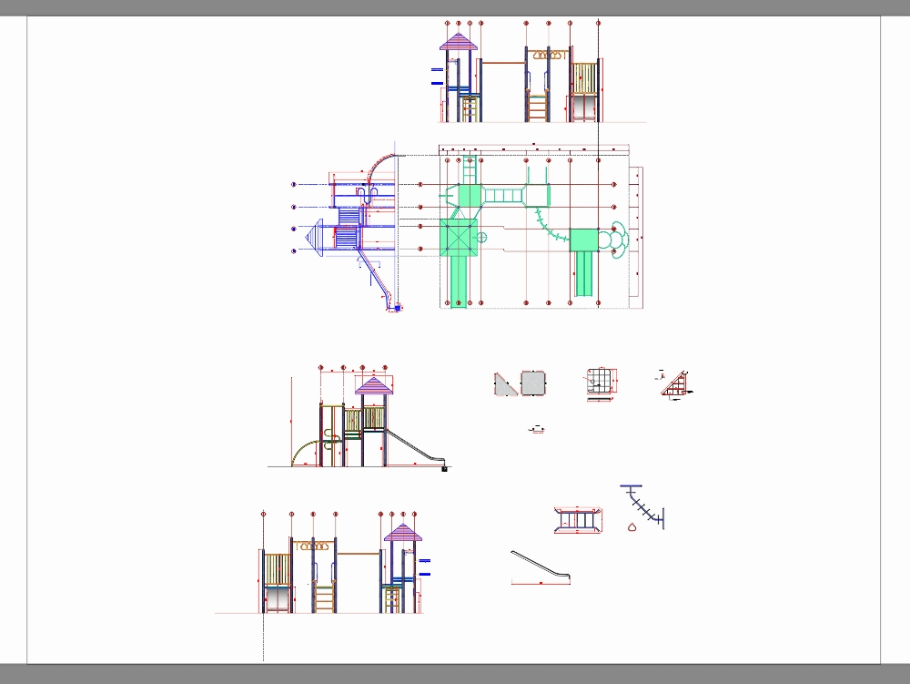 Konstruktionsdetails von Metallspielen