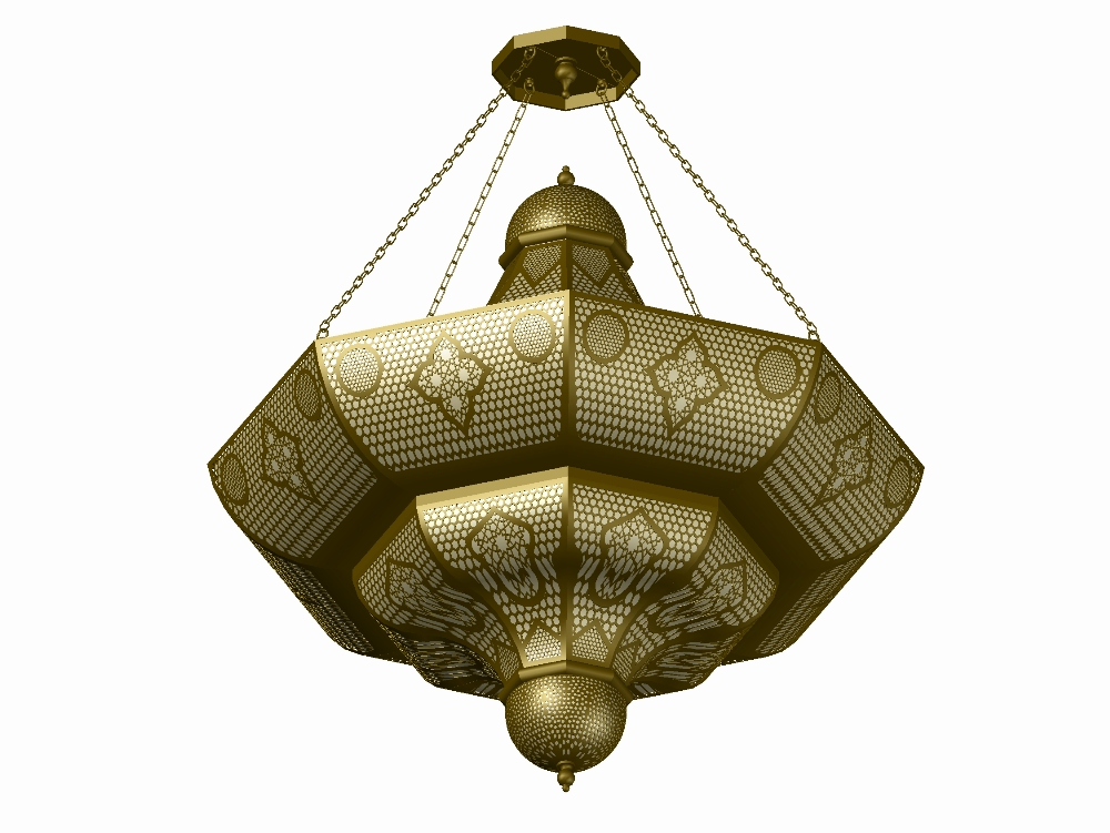 Lustre decorativo suspenso