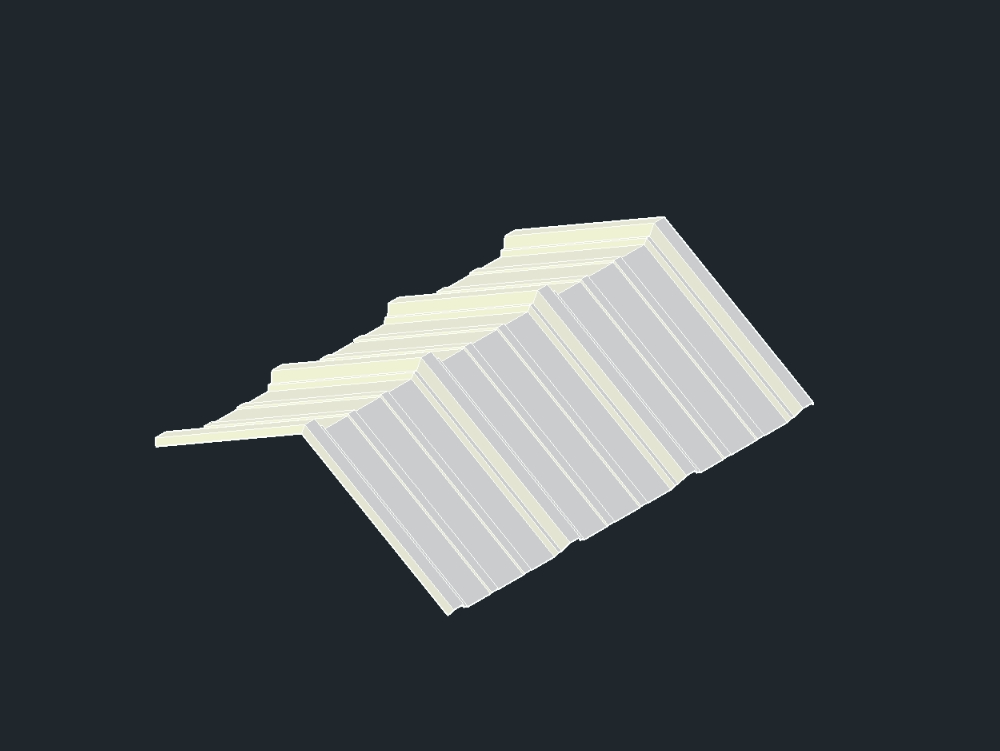 Tréteau articulé pour la couverture du profil TR-436