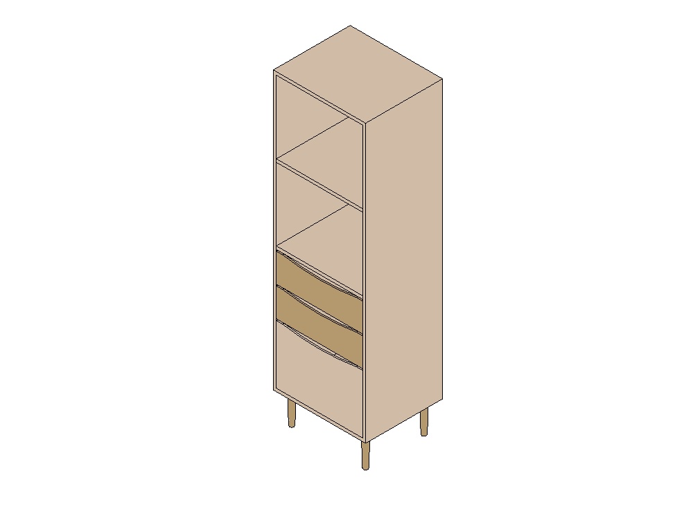 Librero Vertical