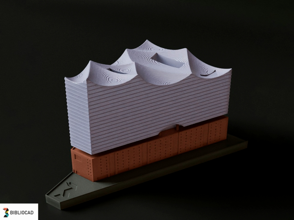 Philharmonie de l'Elbe, échelle 1 en 750