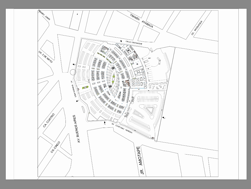 Complexe commercial (marché alimentaire)