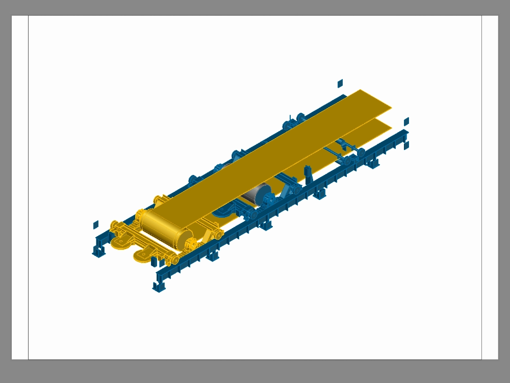 Chassi extensível para transportadores de mineração