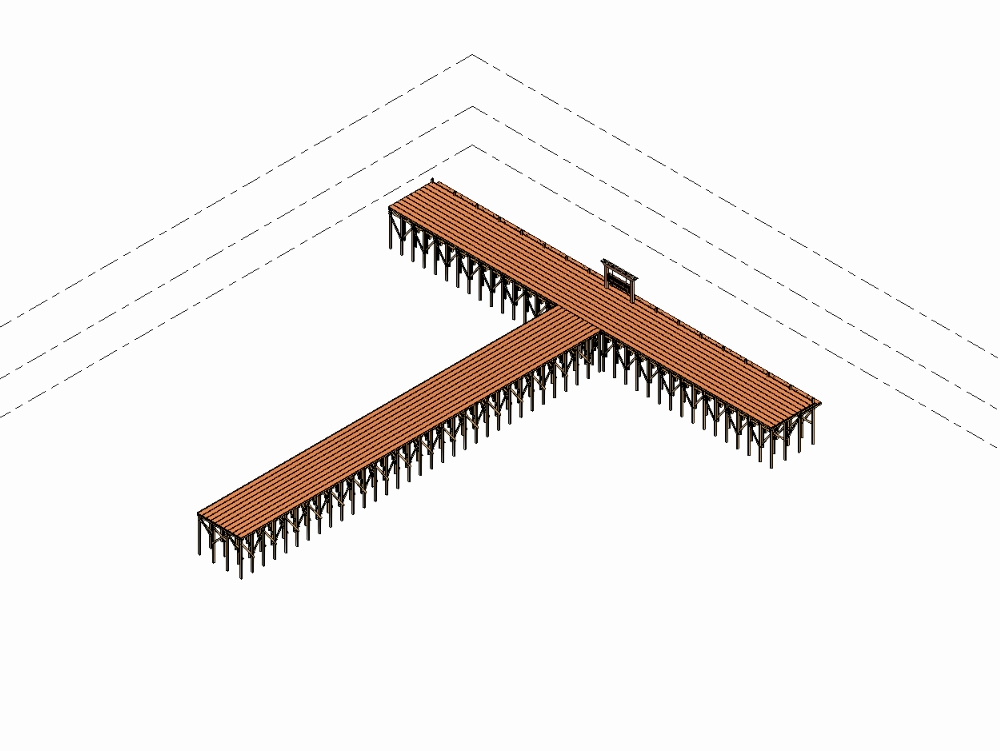Muelle diseñado para embarcaciones pequeñas.
