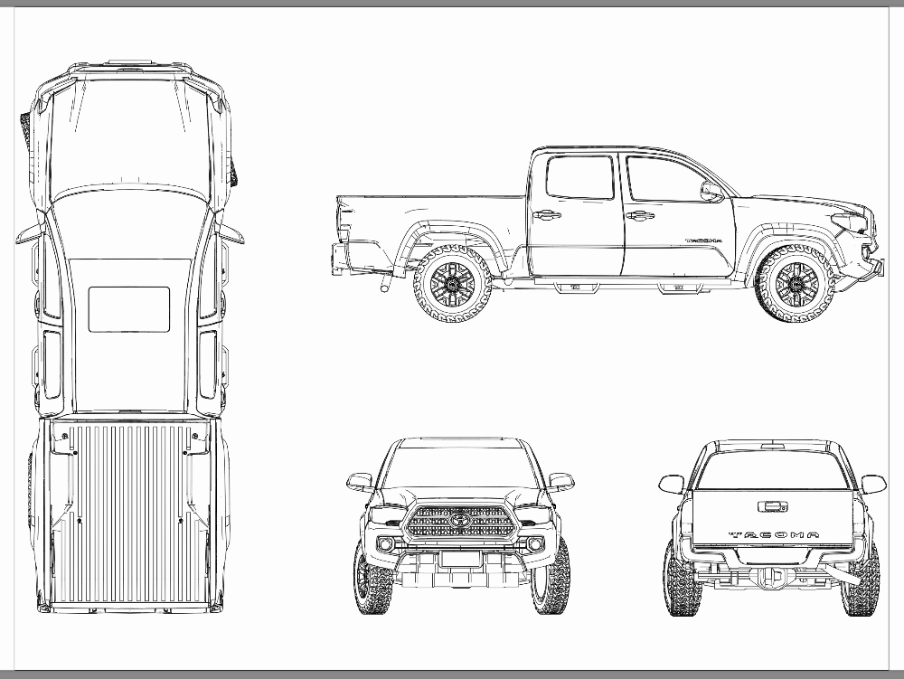 Toyota Tacoma camioneta
