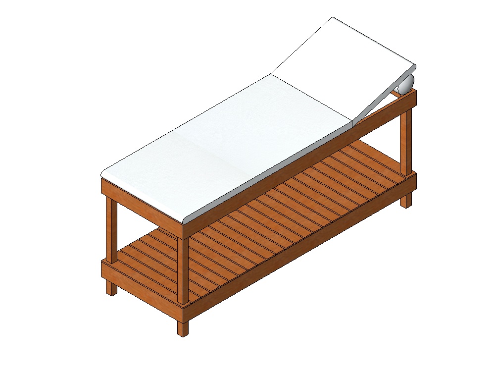 Civière en bois