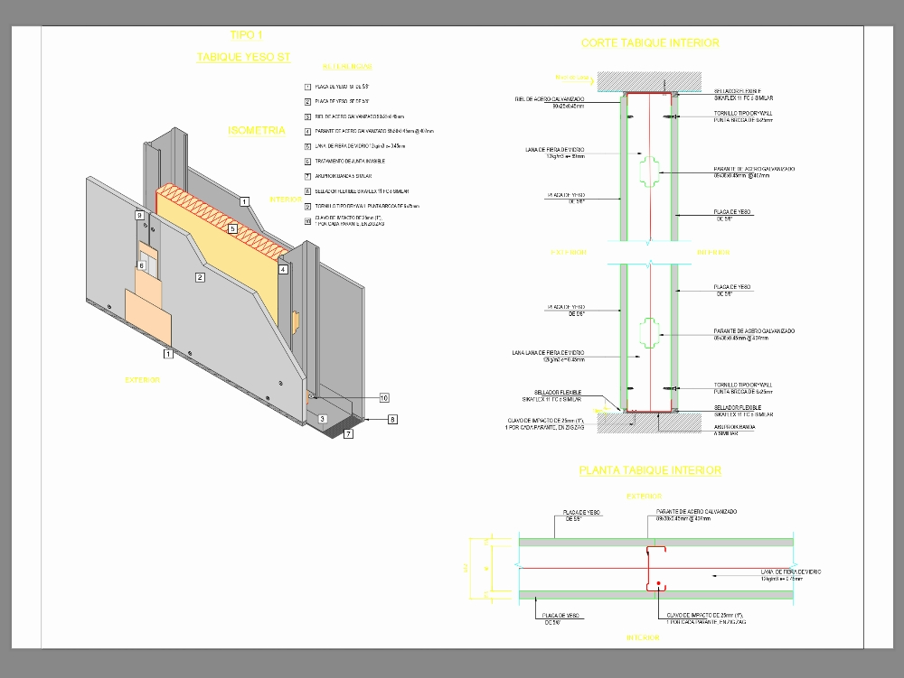 Drywall partition system