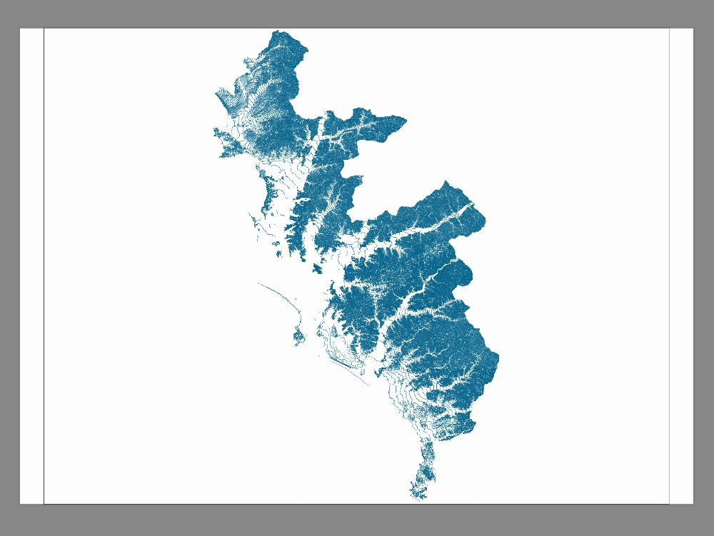 Peru topografia curvas de nivel nacional