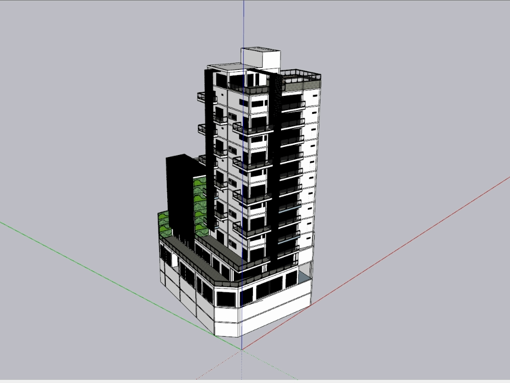 Immeuble d'appartements résidentiels