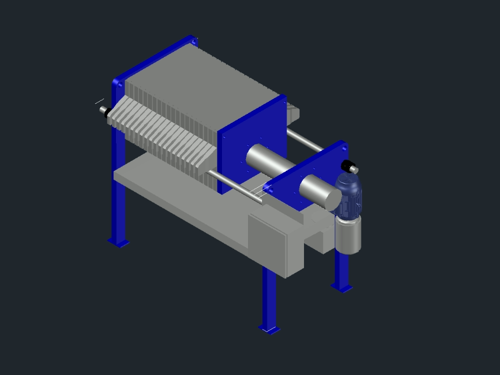 Filtre-presse pour le séchage des pulpes en 3D