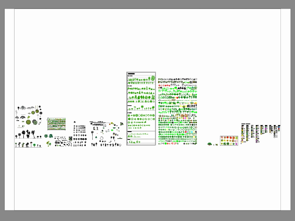 Vegetation trees plants