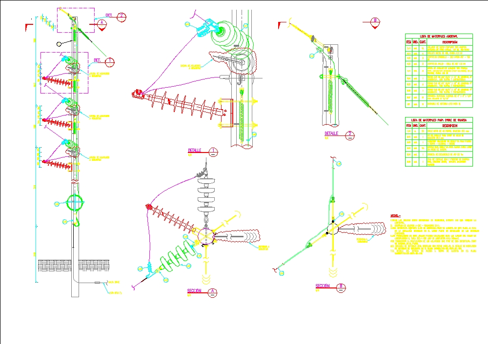 Electrical network branch assembly