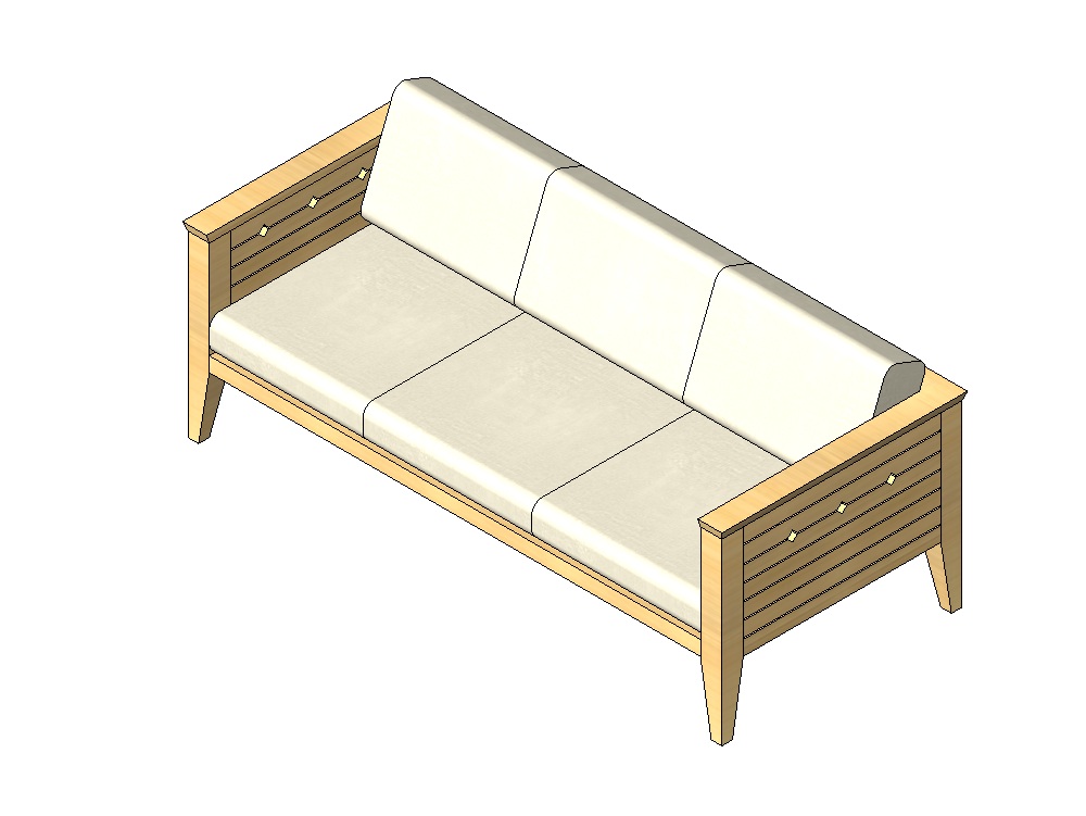 Outdoor armchair