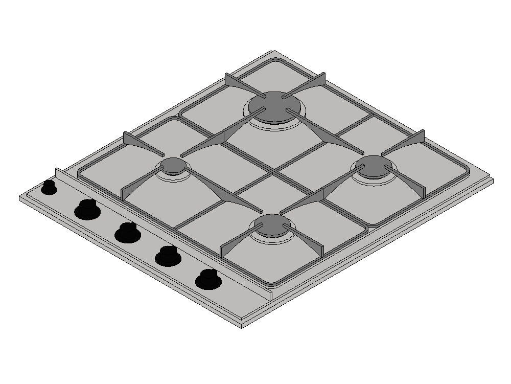 Placa de cocción a gas