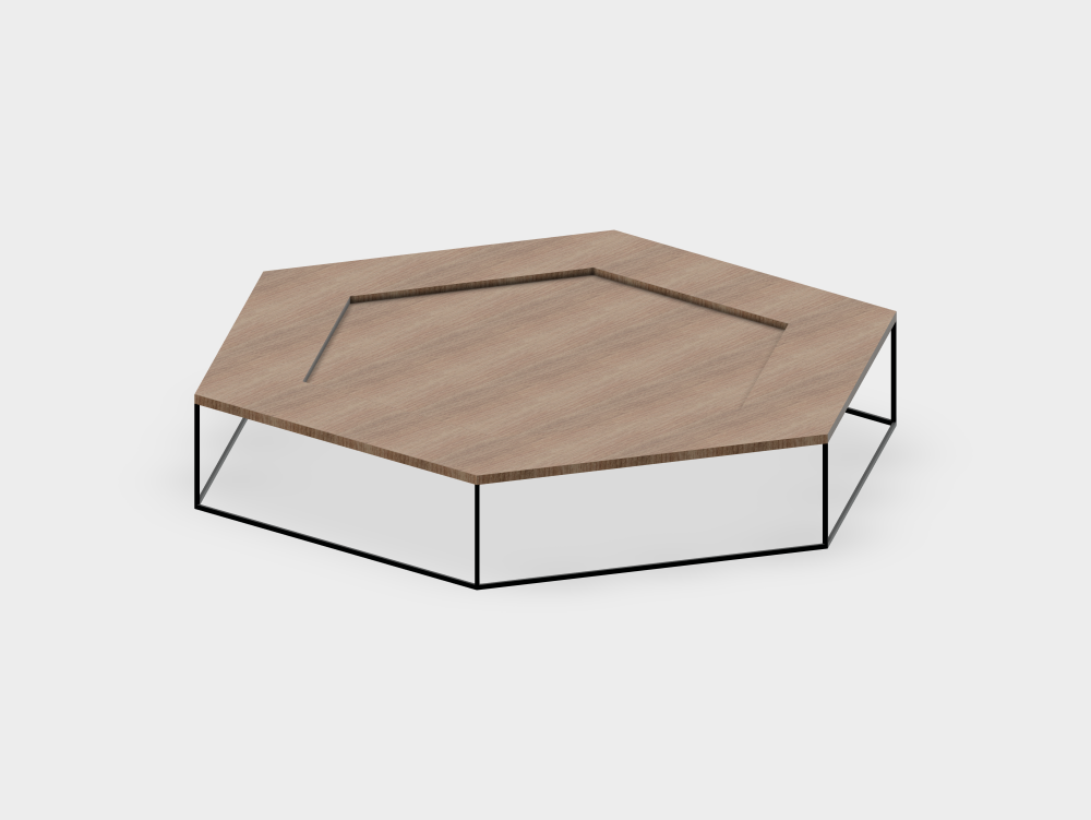 Mesa hexagonal