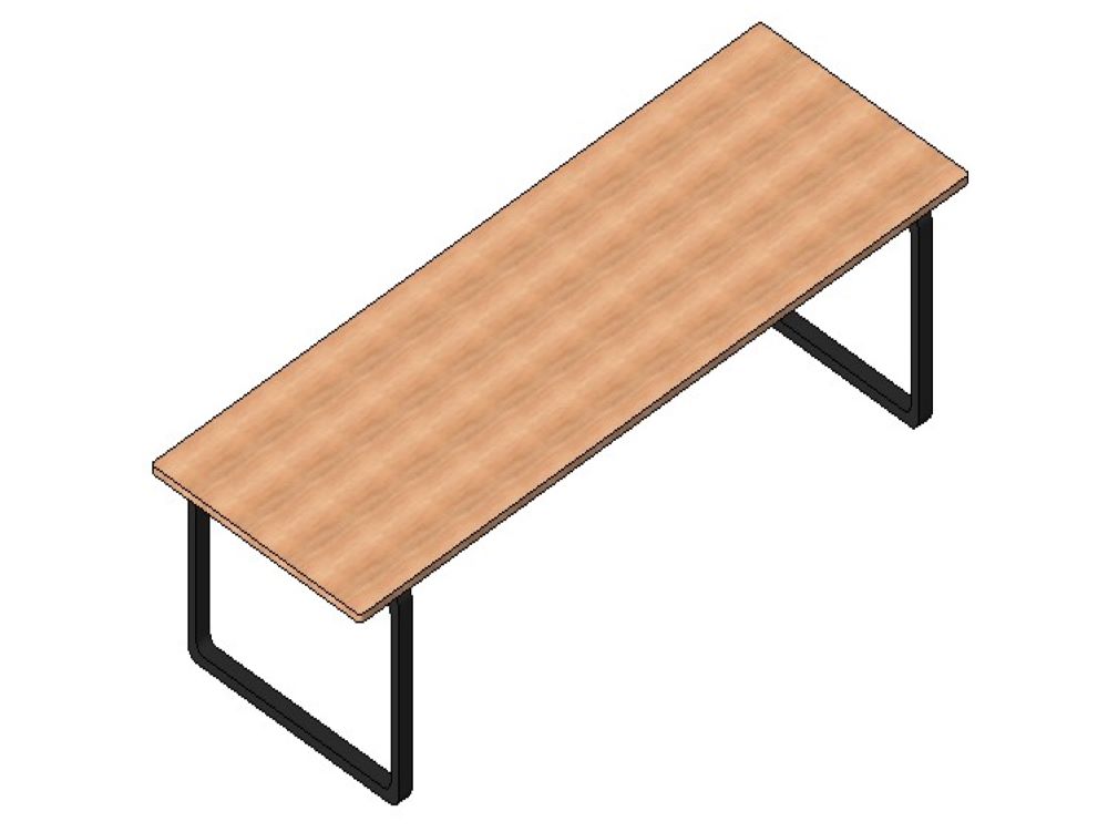 Mesa rectangular industrial