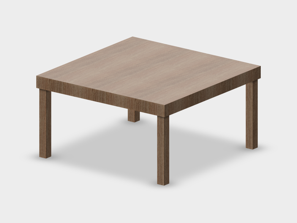 Mesa cuadrada