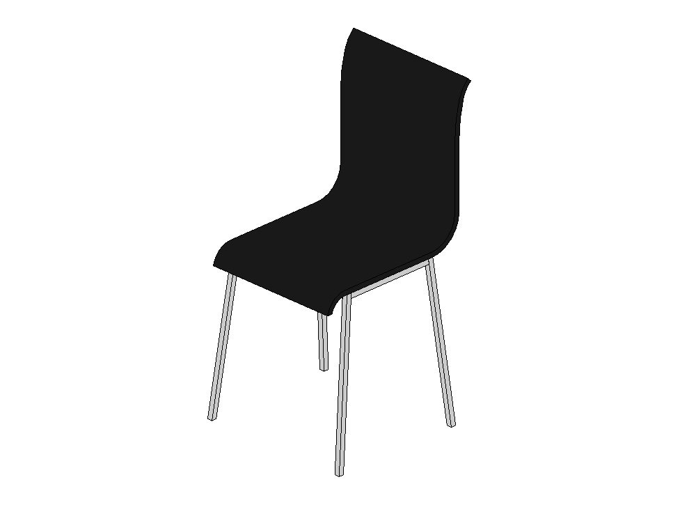 Silla de comedor contemporánea