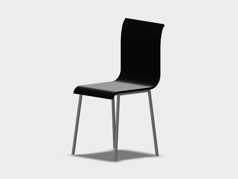 Silla de comedor contemporánea