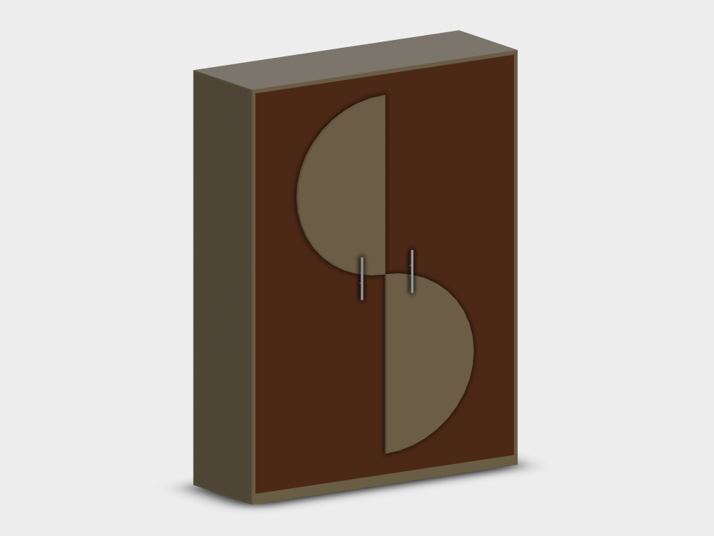 Placard con detalles decorativos
