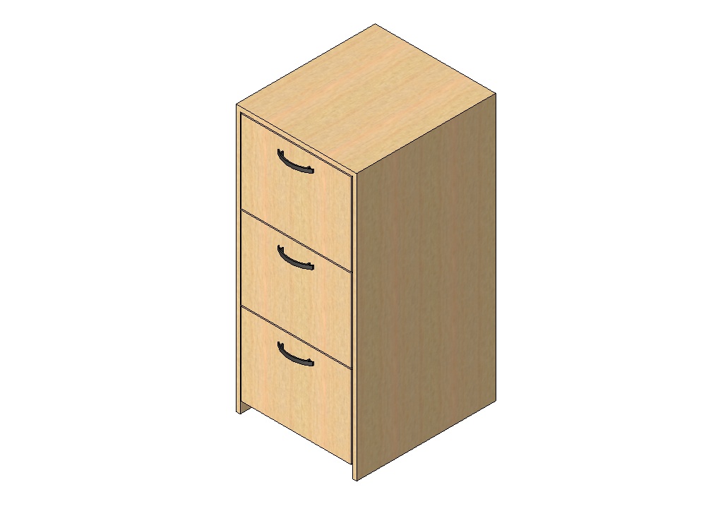 Vertical filing cabinet