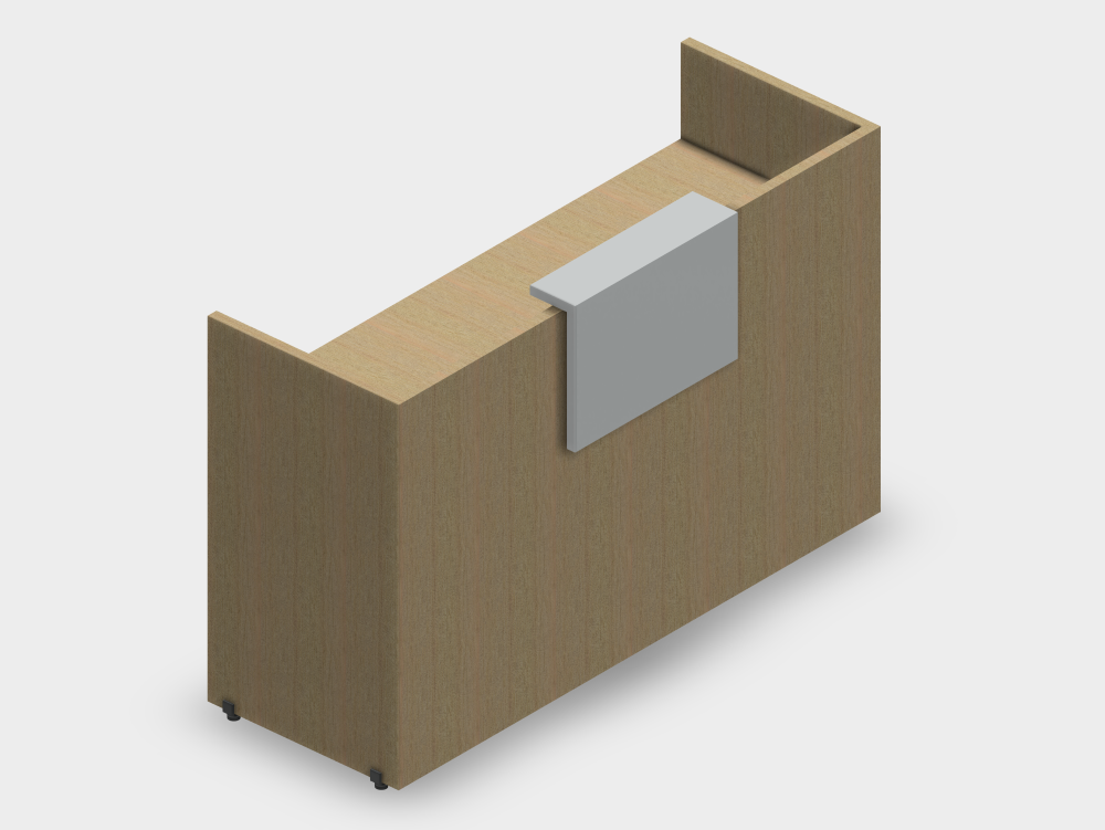 Comptoir avec plan de travail