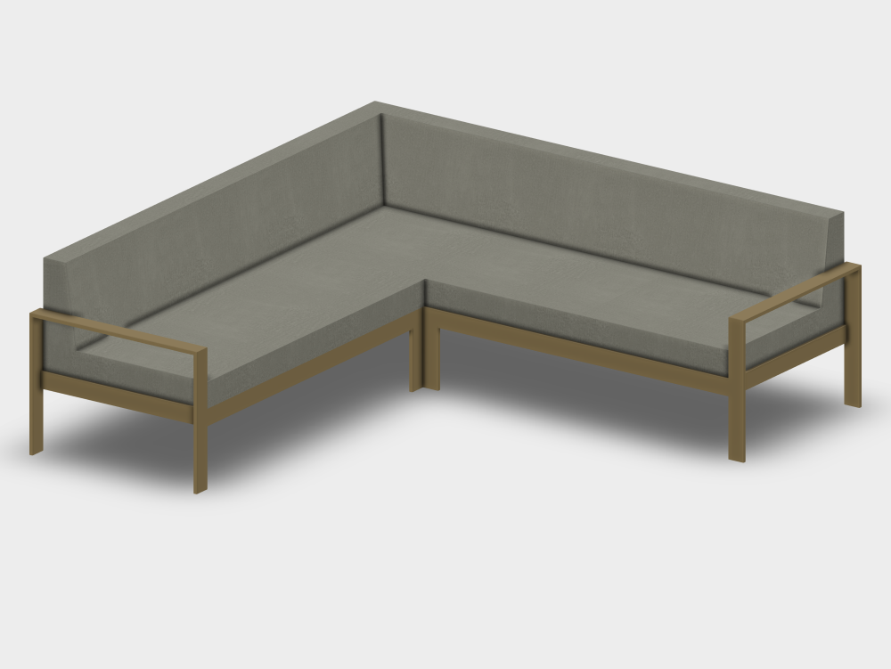 Canapé d'angle extérieur