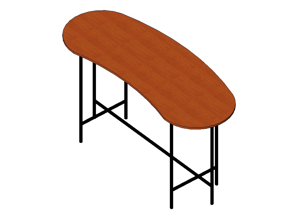 Mesa Orgânica Minimalista