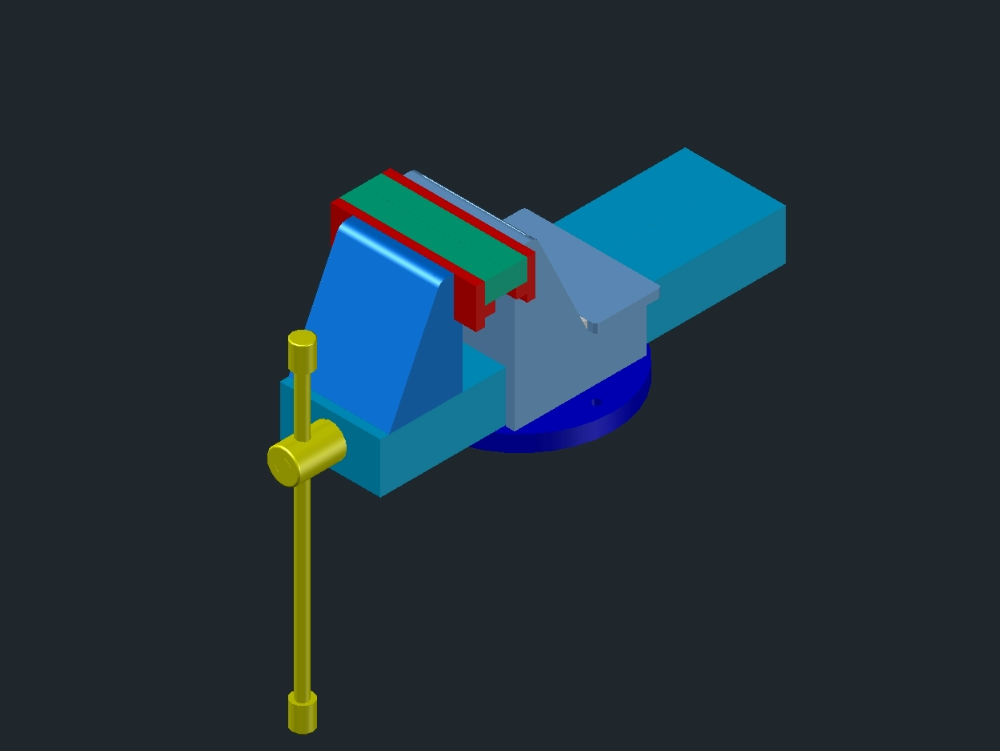 Bench vise or bench press.