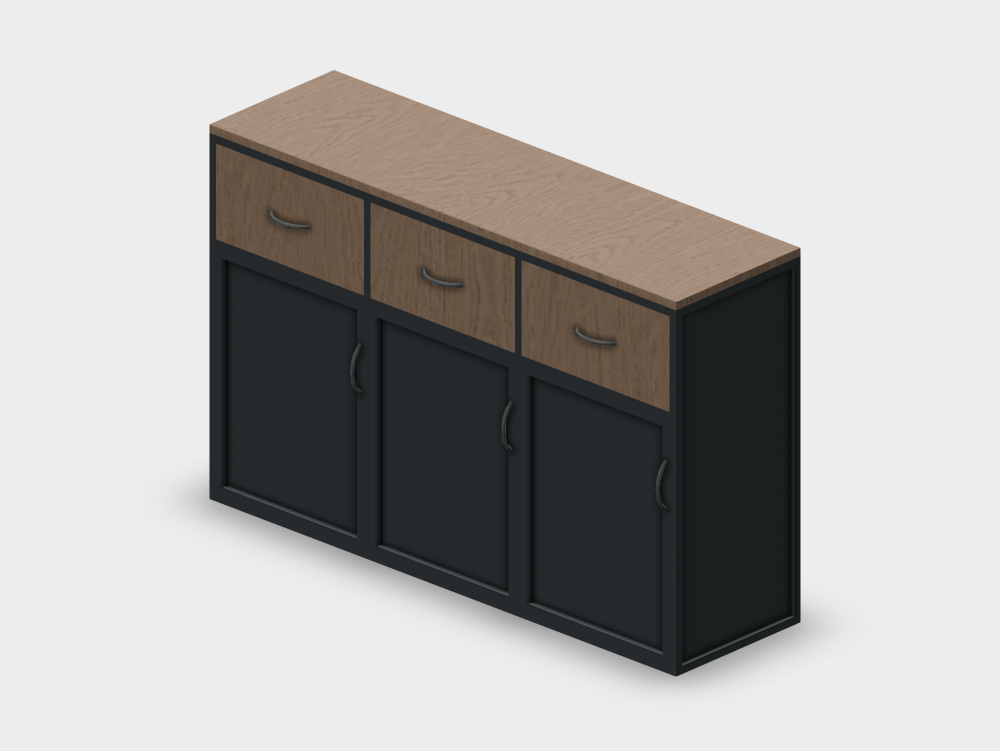 Estantería industrial baja