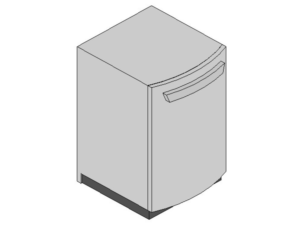 Island dishwasher
