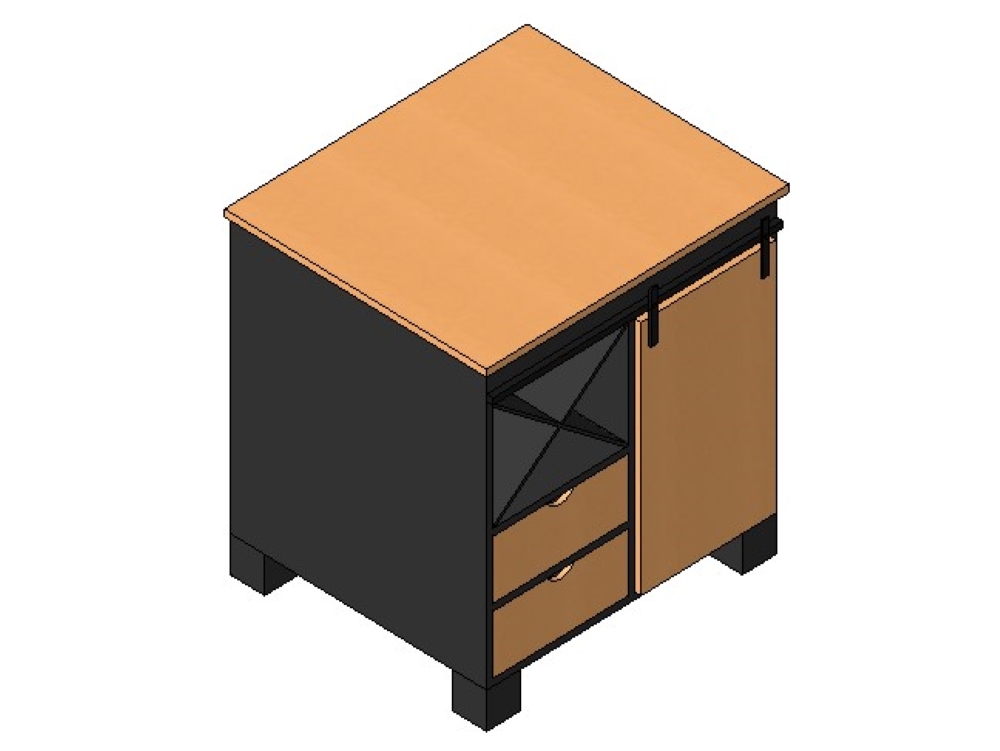 Auxiliary wine cellar furniture