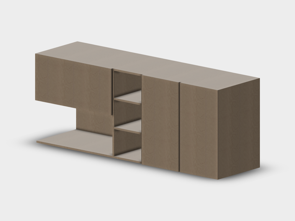 Mueble Superior con Estantes