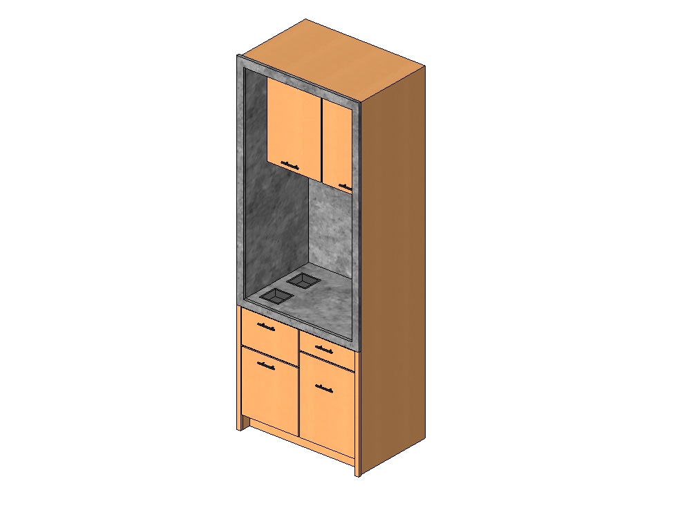 Coffee Maker Cabinet with Storage