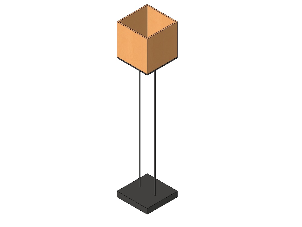 Lampadaire contemporain