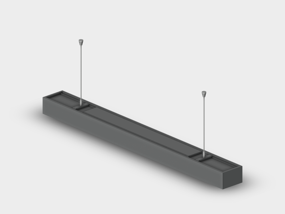 Lampe suspendue linéaire