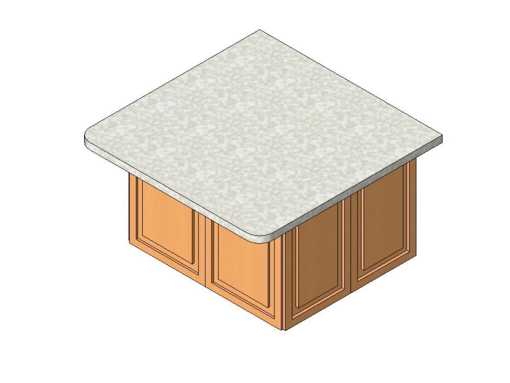 Square Kitchen Island