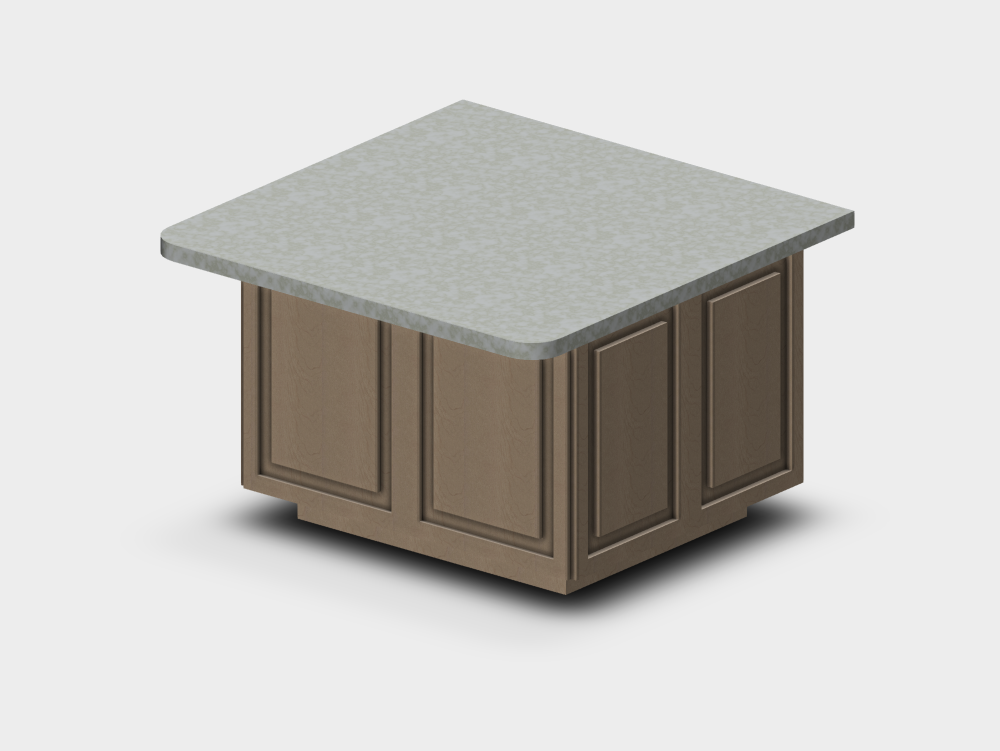 Isla De Cocina Cuadrada