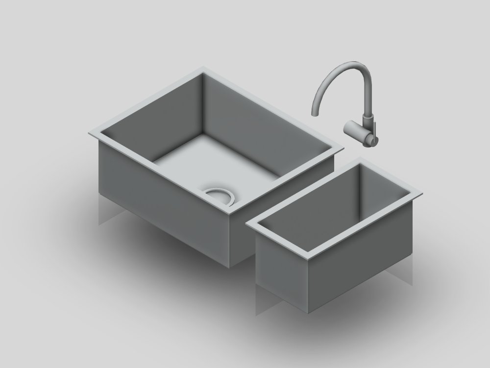 Bacha Doble Con Griferia