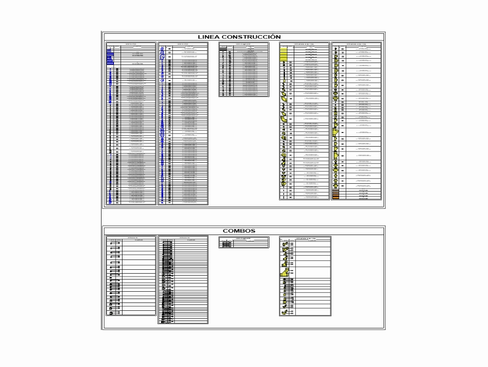 Domestic hydrosanitary templates