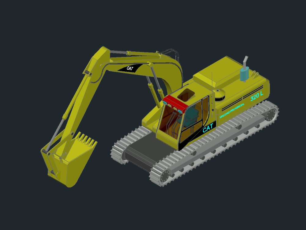 Cat 320L backhoe loader