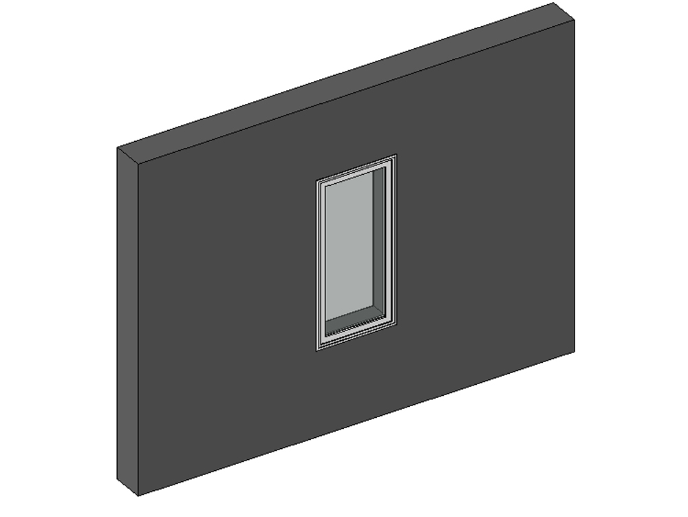 Fixed aluminum window