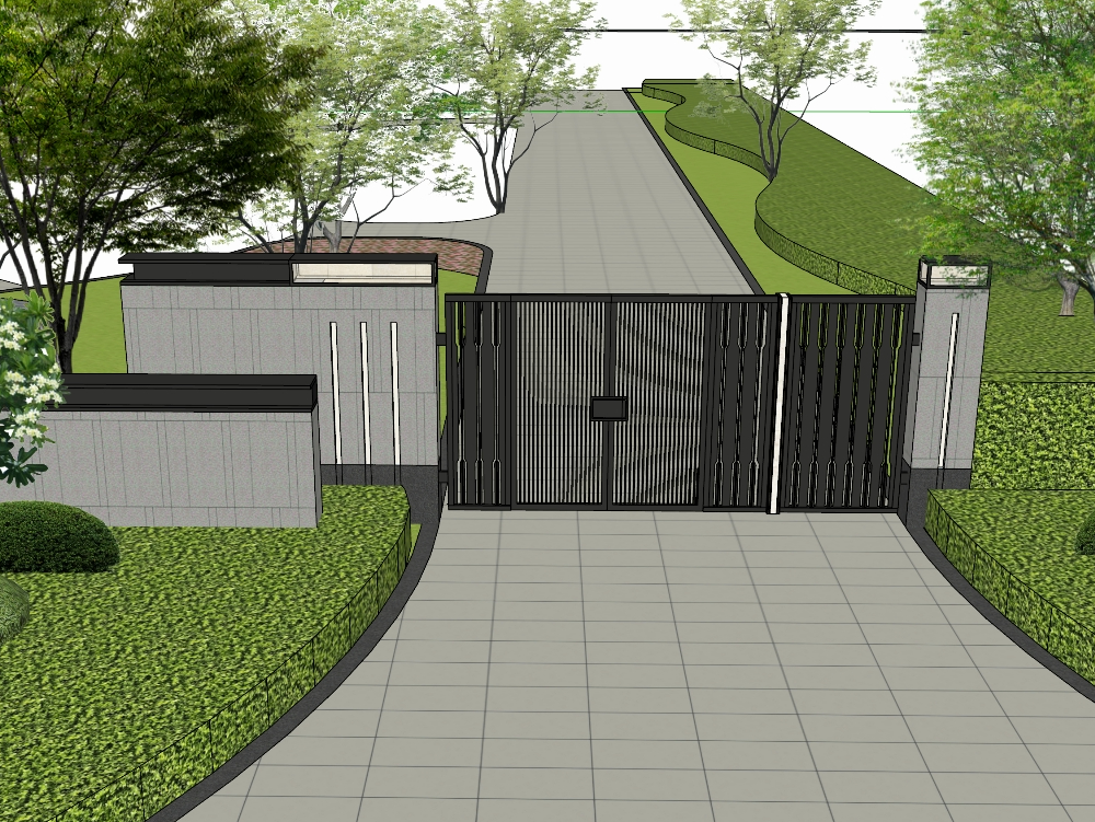 Modern gate models for homes and condominiums