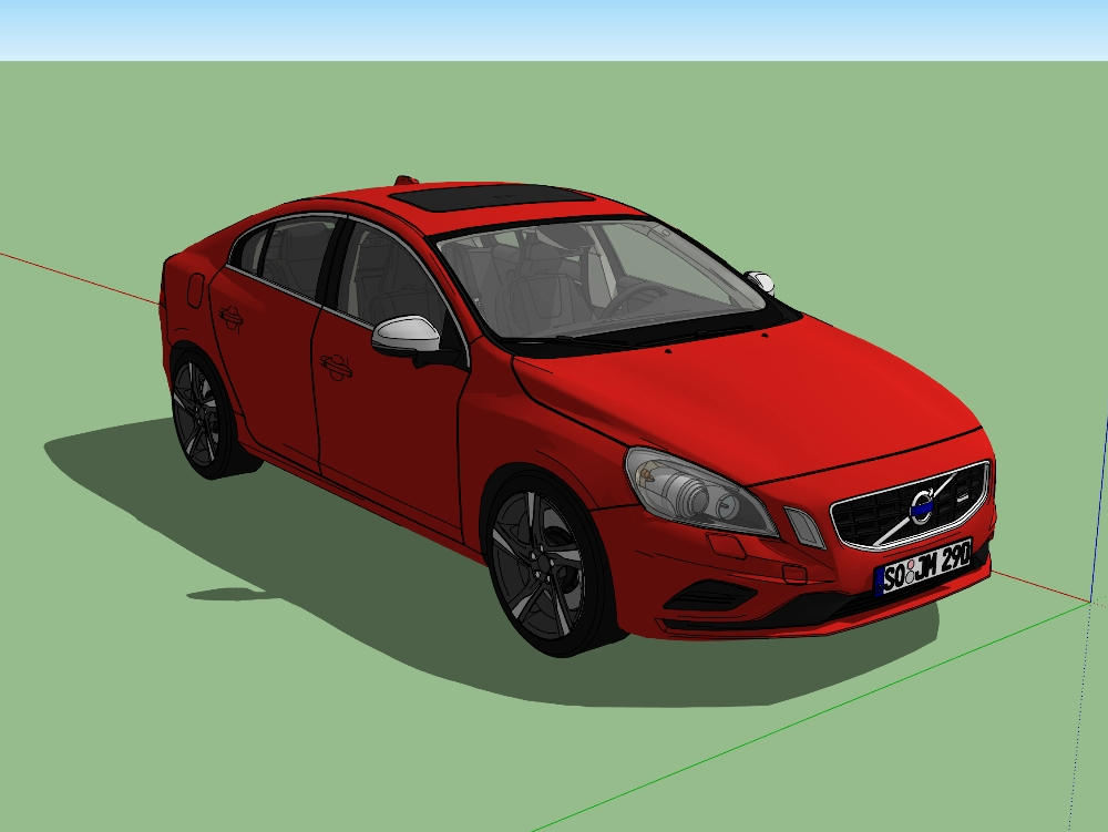 Auto volvo s60 sedan