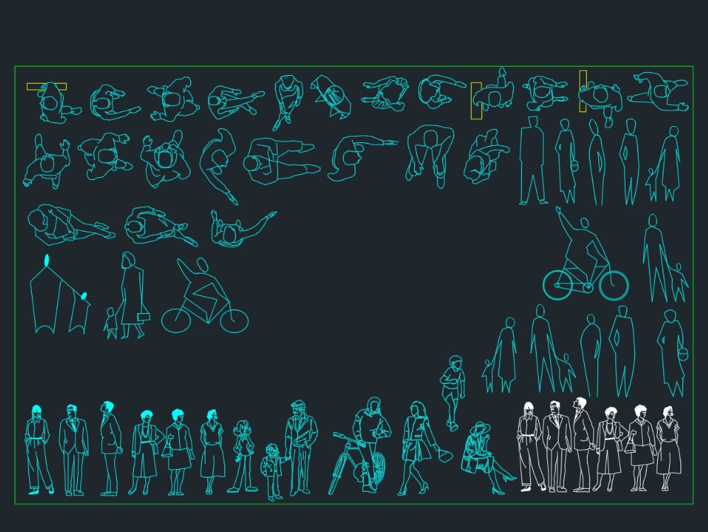 Bloques de personas